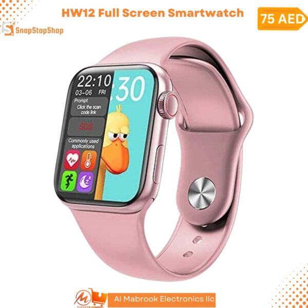 HW12 Full Screen Smartwatch Pink