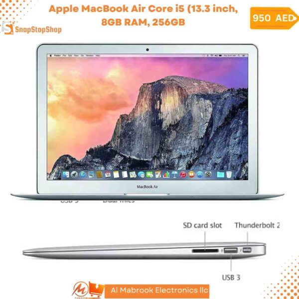 Apple MacBook Air Intel Core i5 (13.3 inch, 8GB RAM, 256GB) Silver